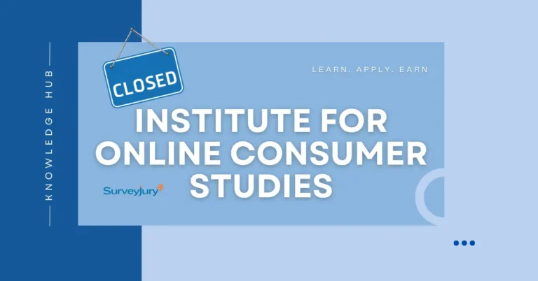 Institute For Online Consumer Studies Closed Panel