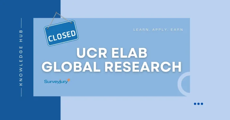 UCR eLab Global Research Closed Panel