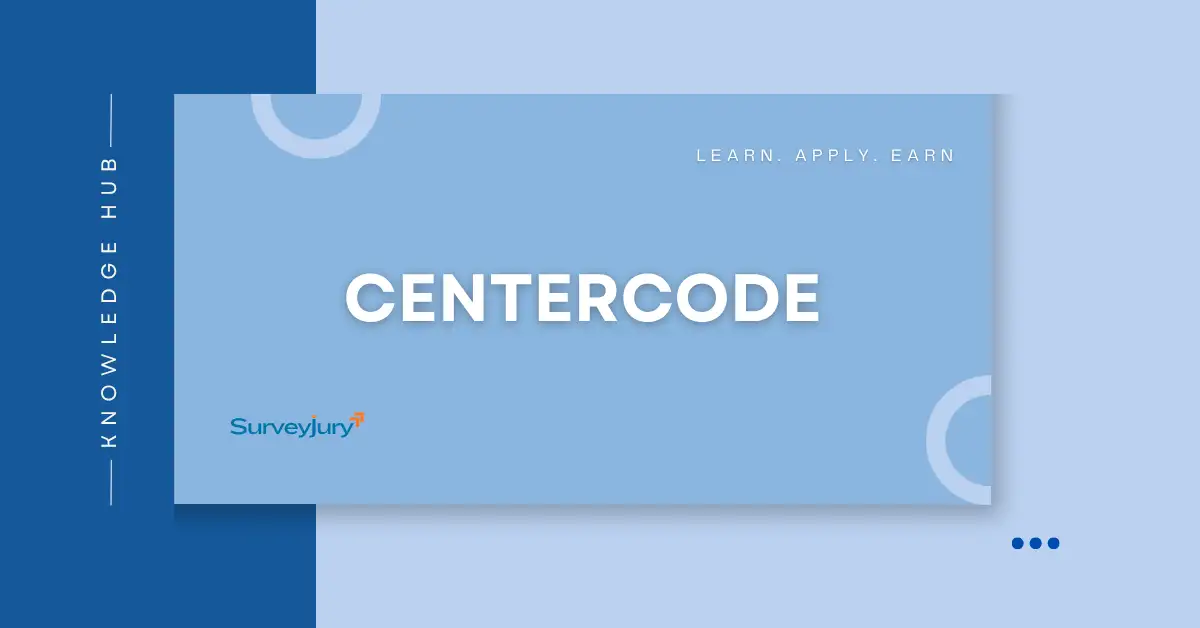 Centercode looking for individuals around the world - Survey Jury
