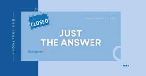 Just The Answer Closed Panel