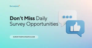 Daily Survey Opportunity with Survey Routers