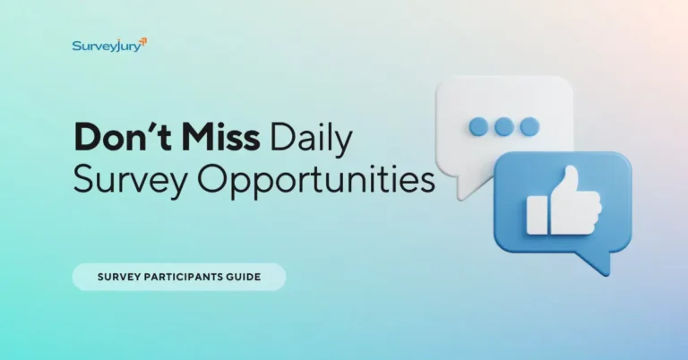 Daily Survey Opportunity with Survey Routers