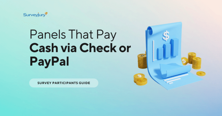 Get paid by Cheque or PayPal for Surveys