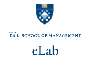 eLab Yale School of Management Logo