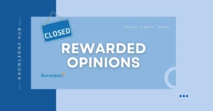 Rewarded Opinions Closed Panel