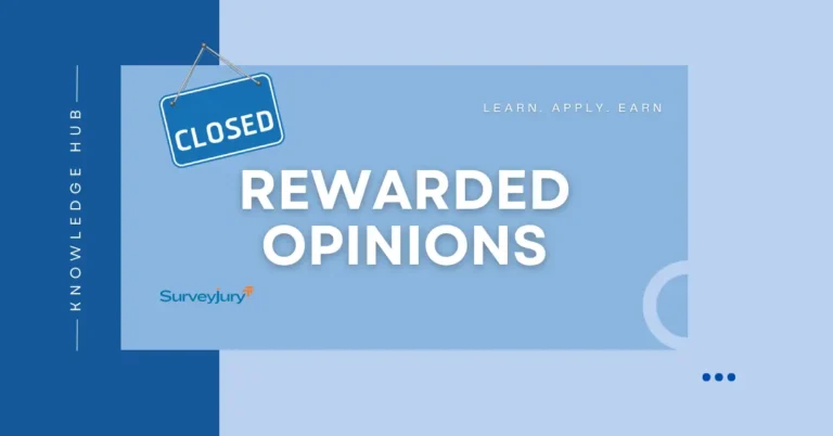 Rewarded Opinions Closed Panel