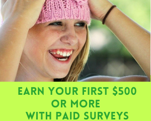 Earn you first 500 dollars with paid surveys